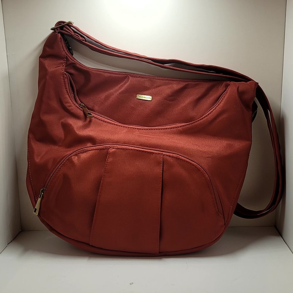Travelon crossbody bag and wristlet